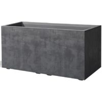 FIORIERA MILLENNIUM RETTANGOLARE 79 CM ANTRACITE DEROMA GIARDINO PIANTE VASI INTERNO CASA