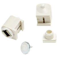 Chiusura Magnetica Con Spina Bianco Pz.2