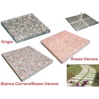 Lastre Graniglia Rosso 40X40