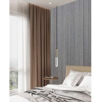 Pannello Fonoassorbente Dr.C - Rovere Grigio Chiaro - 2400x600 mm