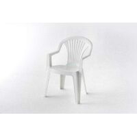 SEDIA LIDO cm. 57x58x82 h col. Bianco IDROWEB