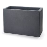 Vaso Schio Cassa 60 Antracite 60 x 25 x 25 cm