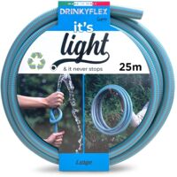 Idroeasy Armadillo Drinky Flex 25 Metri, Tubo da Giardino Super Leggero Antitorsione, Canna Irrigazione Atossica, Alta Portata Acqua, Made in Italy