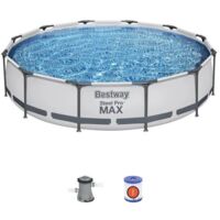 Piscina Fuori Terra Rotonda BESTWAY 56416 Steel Pro Max 366x76h cm