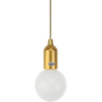 King Home LAMPADA LED K-LIGHT A BATTERIA GRANDE ORO 10x130h cm