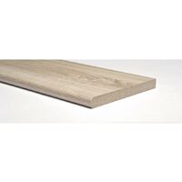 Mensola stondata rovere 250 x 800 mm