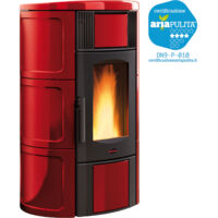 TERMOSTUFA PELLET VENT 18.1KW ISIDE IDRO H15 BORDEAUX