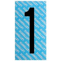 Numero Adesivo Nero Serie T80 1 Letterfix