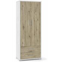 Armadio portascope 180 cm Rovere chiaro con due ante - Caesaroo