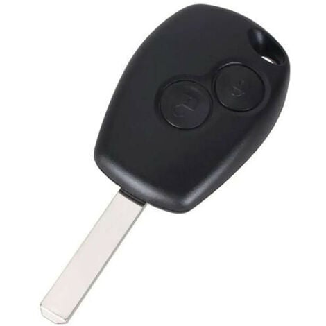 Clé de voiture 2 boutons avec lame de clé VAC102 adaptée au boîtier de clé  de voiture