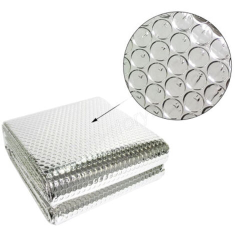 Réflecteur de chaleur pour radiateur à eau chaude – Économie d'énergie jusqu'à 7,5% – Dimensions 100x56 cm – Matériau MPET et PE – Shop-Story (1/5)