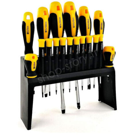 Set de 18 Tournevis Magnétiques de Précision - Plats, Philips, Torx (1/5)