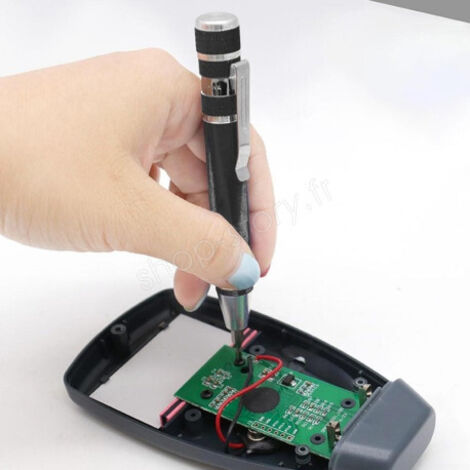 Stylo Tournevis Multifonctions de Precision 10 en 1 Magnetique et Portable (1/5)