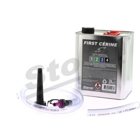 Additif FAP cérine universelle 3 litres 777514 – Réduit les émissions – Facilite la régénération des filtres à particules diesel – Storm