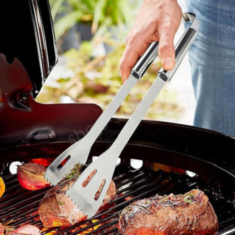 Pince de Cuisine en Inox pour Barbecue et Plancha (1/5)