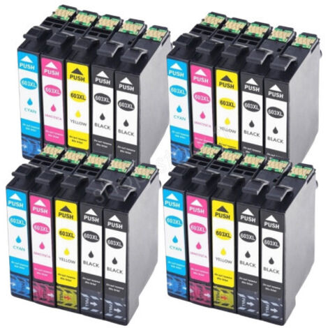 Pack de Cartouches 603 XL Compatibles pour Imprimante EPSON 603 XL