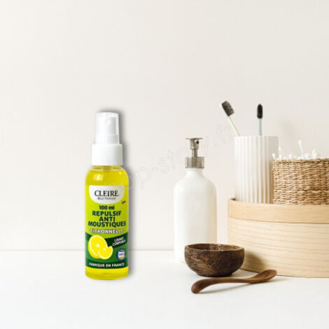 Répulsif Moustiques Citronnelle 100 mL – Fabriqué en France (1/5)