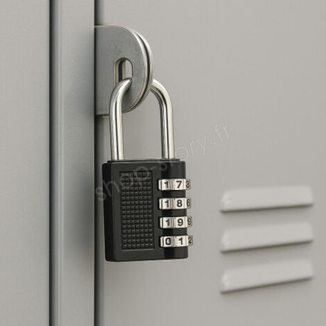 Cadenas à Code 4 Chiffres – Sécurité pour Casier, Valise & Bagage (1/5)
