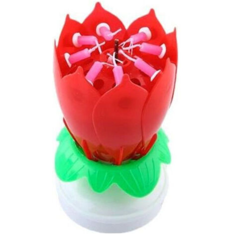 Bougie-Fleur d'Anniversaire