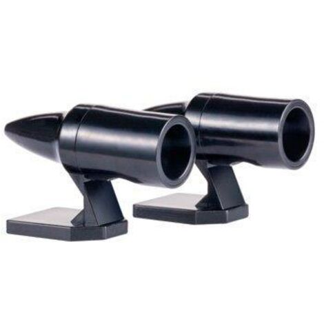 Paire d'Avertisseurs Ultrasons Anti-Gibier SWISS DRIVE – Lot de 2 Sifflets Auto, Fixation Adhésive, Actif dès 35 km/h