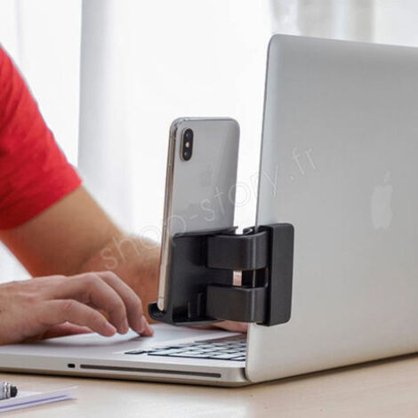 CLIPLINK : Support Smartphone Multi Positions pour Écran d'Ordinateur