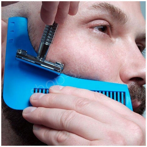 Peigne Guide De Taille Pour Barbe - Pochoir De Coupe Et Forme - Noir - Pour Rasage Précis