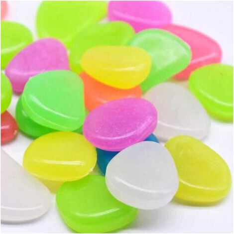 PHOSPHOSTONES : 100 Galets Fluorescents de Décoration (1/4)