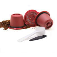 Capsules compatibles Nespresso (Pack de 6 capsules rechargeables)