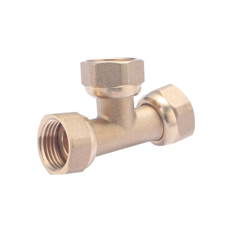 Raccordo a T triplo femmina con dado libero F15x21 NOYON & THIEBAULT