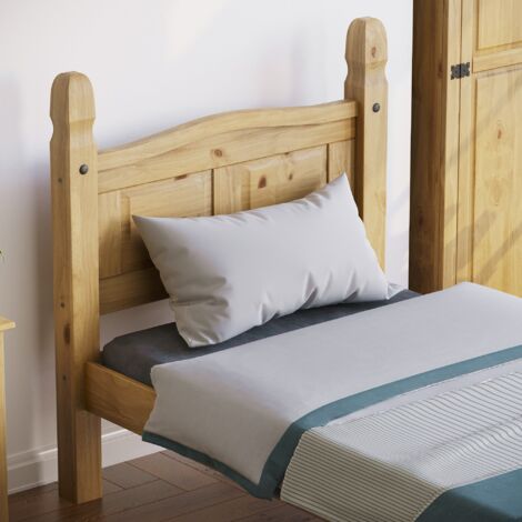 Corona Solid Pine Wood Bed Frame, Low Foot End, 3ft Single, 190 x 90 cm