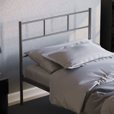 Dorset 3ft Single Metal Bed Frame, 190 x 90 cm, Black