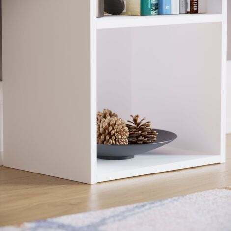 Oxford 5 Tier Cube Bookcase Shelving Storage Unit, White