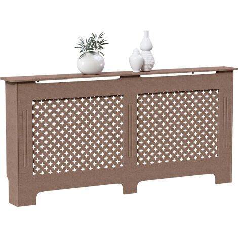 Oxford Radiator Cover MDF Modern Cabinet Grill, Unfinished, Extra-Large