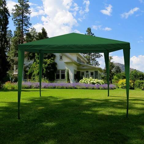 3x3m Pop Up Gazebo Outdoor Garden Heavy Duty Party Tent, Green