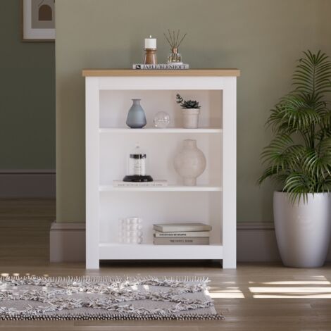 Arlington 3 Tier Bookcase Shelving Storage Unit, White
