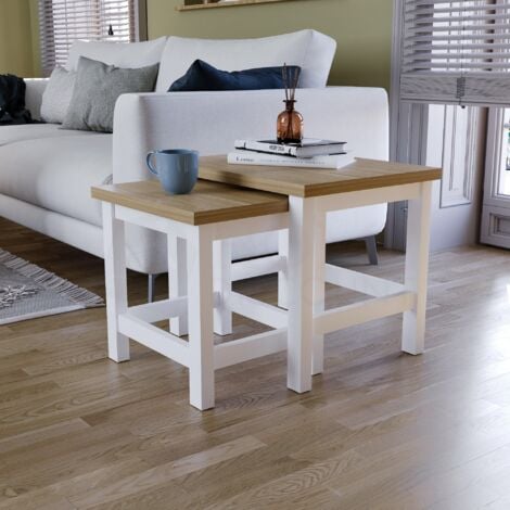 Cream deals end tables