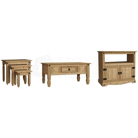 Tv unit with nest 2024 of tables