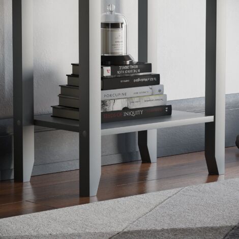 Windsor 1 Drawer Console Table With Shelf MDF Side End Hallway Table, Grey