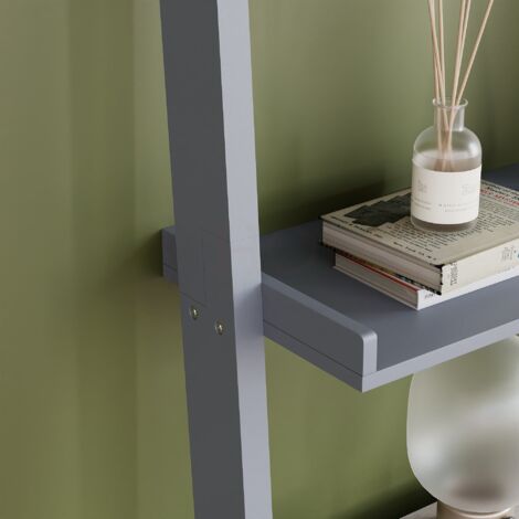 Grey ladder deals shelf ikea