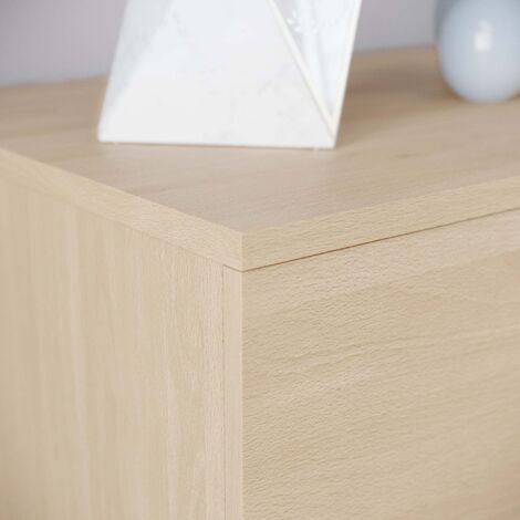 Riano 6 Drawer Wide Chest of Drawers Bedroom Furniture Storage Unit Cabinet, Pine