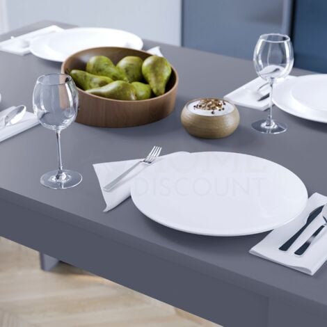 Medina 4 Seater Dining Table MDF Wood, 117 x 76.5 cm, Grey