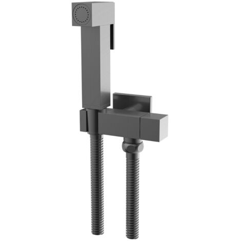 Idroscopino wc doccetta ottone portatile shutoff monogetto con leva ogomondo kit finitura- canna di fucile quadro - confezione 1