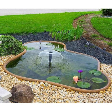 Laghetto in vetroresina modello bahamas perle d'acqua cm 238x168x50 litri 900