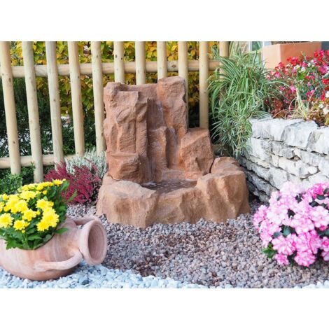 Cascata in vetroresina da giardino toce cm 87x75x85 litri 80