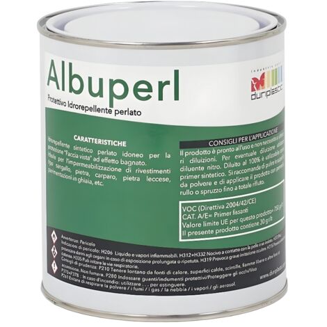 Albuperl lucidante vetrificante sintetico fissativo protettivo effetto bagnato contenuto litri 0,750 - confezione 1