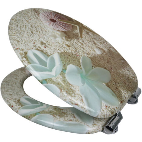 Accessori Bagno Ricambio Water Design Copriwater Universale Frizionato - Sedile WC In MDF Con Chiusura Rallentata E Design Colorato Copriwater Wc Copriwater Chiusura Lenta