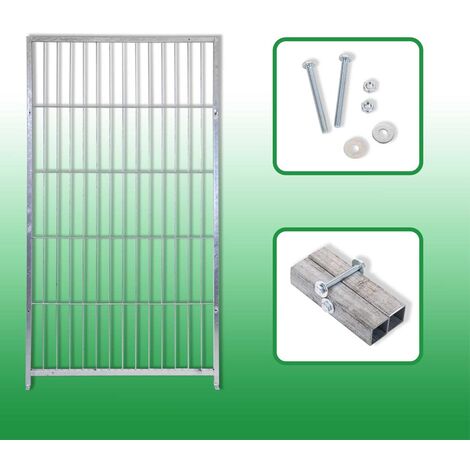 Box per Cani in Rete da Esterno con Zincatura a Caldo da 400x200x Altezza  180 Cm