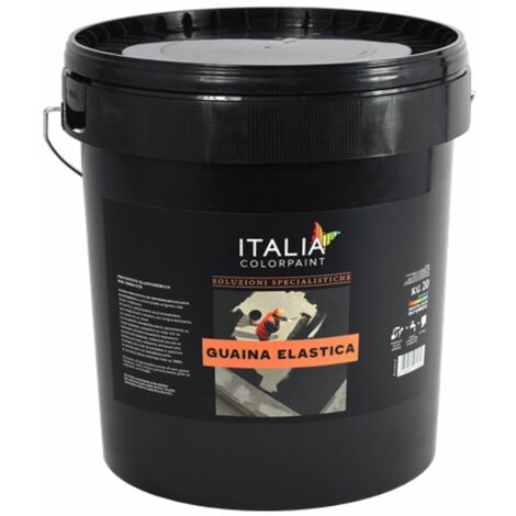 Italia colorpaint guaina liquida elastica protettivo elastomerico per terrazze tinta grigio - contenuto kg 20 - confezione 1
