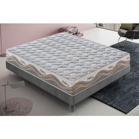 Colchón 105x190 con micro resortes de bolsillo y espuma viscoelástico - altura 25 cm - extraíble (1/5)