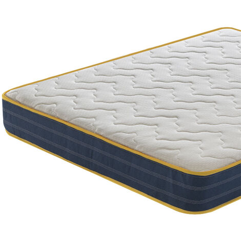 MaterassieDoghe - colchón 90x190 de muelles ensacados y espuma  viscoelástica, Gold Relax, 25 cm de altura, 4 cm de gel viscoelástico